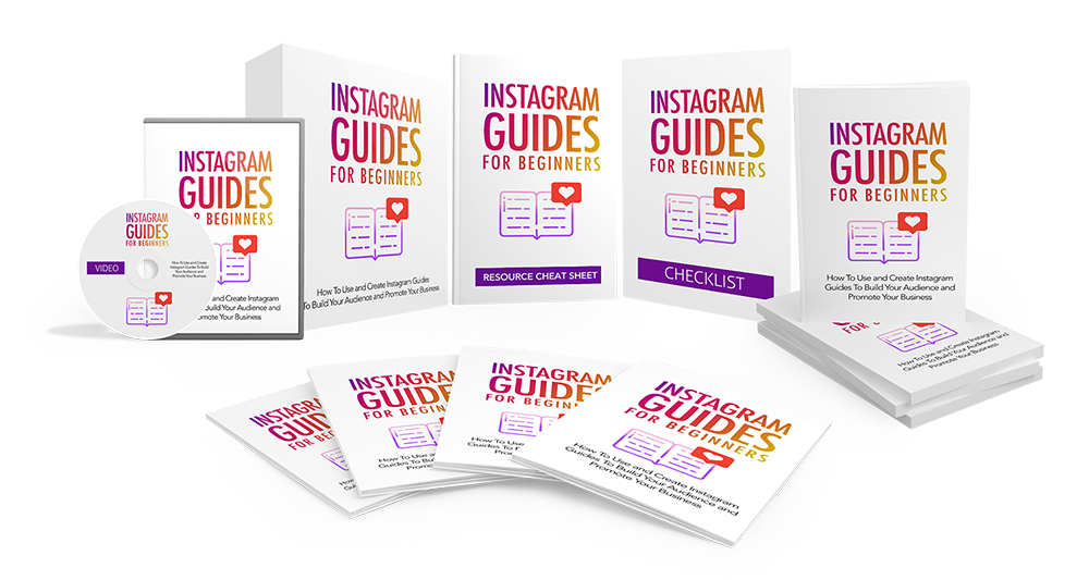 Instagram Guides for Beginners – 10 Videos + 10 Audios + 4 ebooks