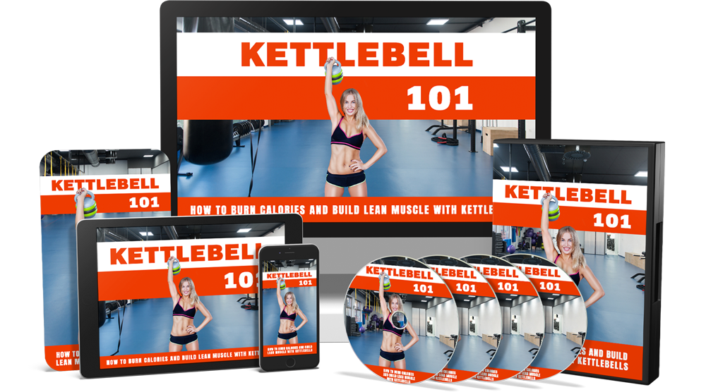 Kettlebell 101 – 10 Videos + 10 Audios + 5 ebooks
