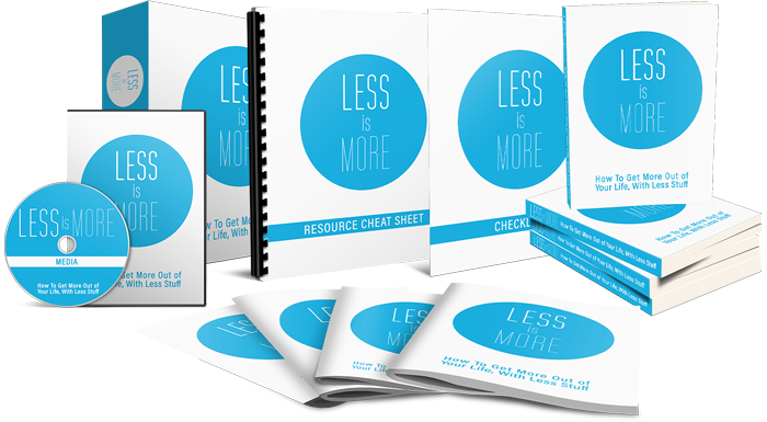 Less Is More –  10 Videos + 10 Audios + 4 ebooks