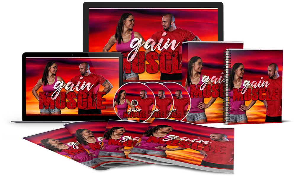 Gain Muscle – 7 Videos + 7 Audios + 4 ebooks