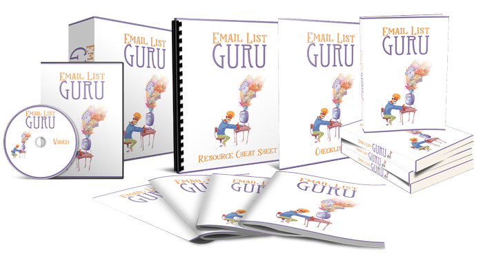 Email List Guru – 10 Videos + 10 Audios + 4 ebooks