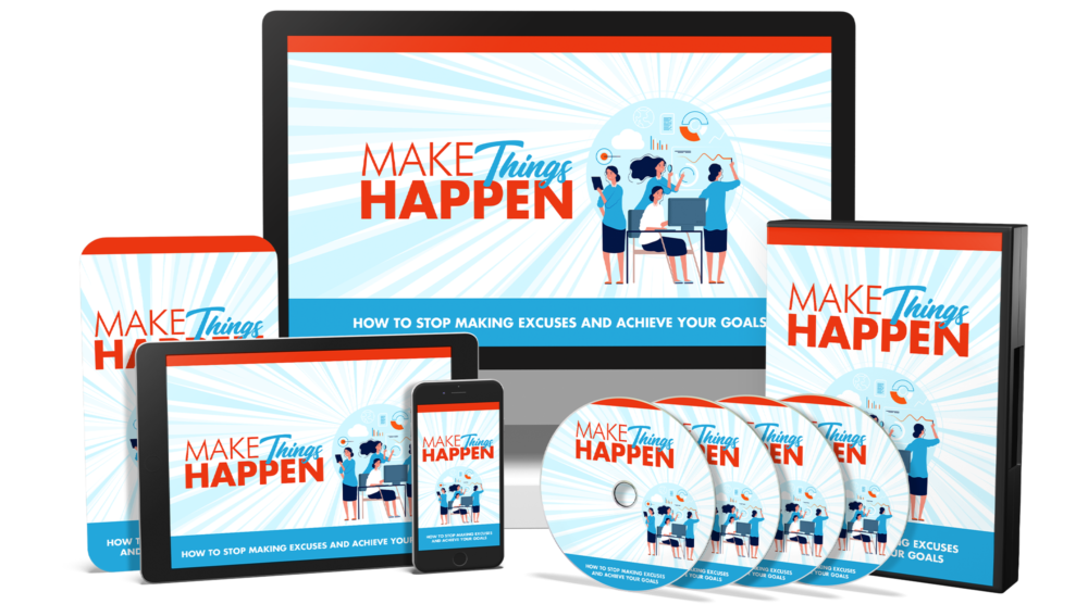 Make Things Happen – 10 Videos + 10 Audios + 4 ebooks