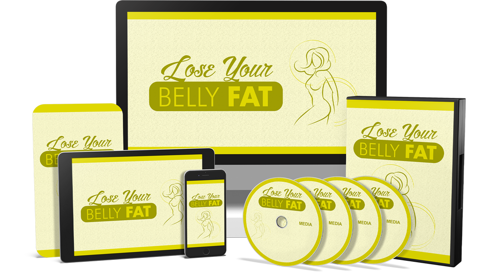 Lose Your Belly Fat – 10 Videos + 10 Audios + 4 ebooks